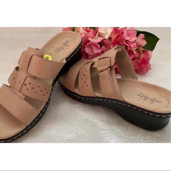 Collection by Clarks sandals brown size 9w - Picture 1 of 4